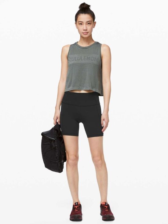 lululemon athletica Pants - Lululemon Fast and Free Bike Short, Size 8 (black)